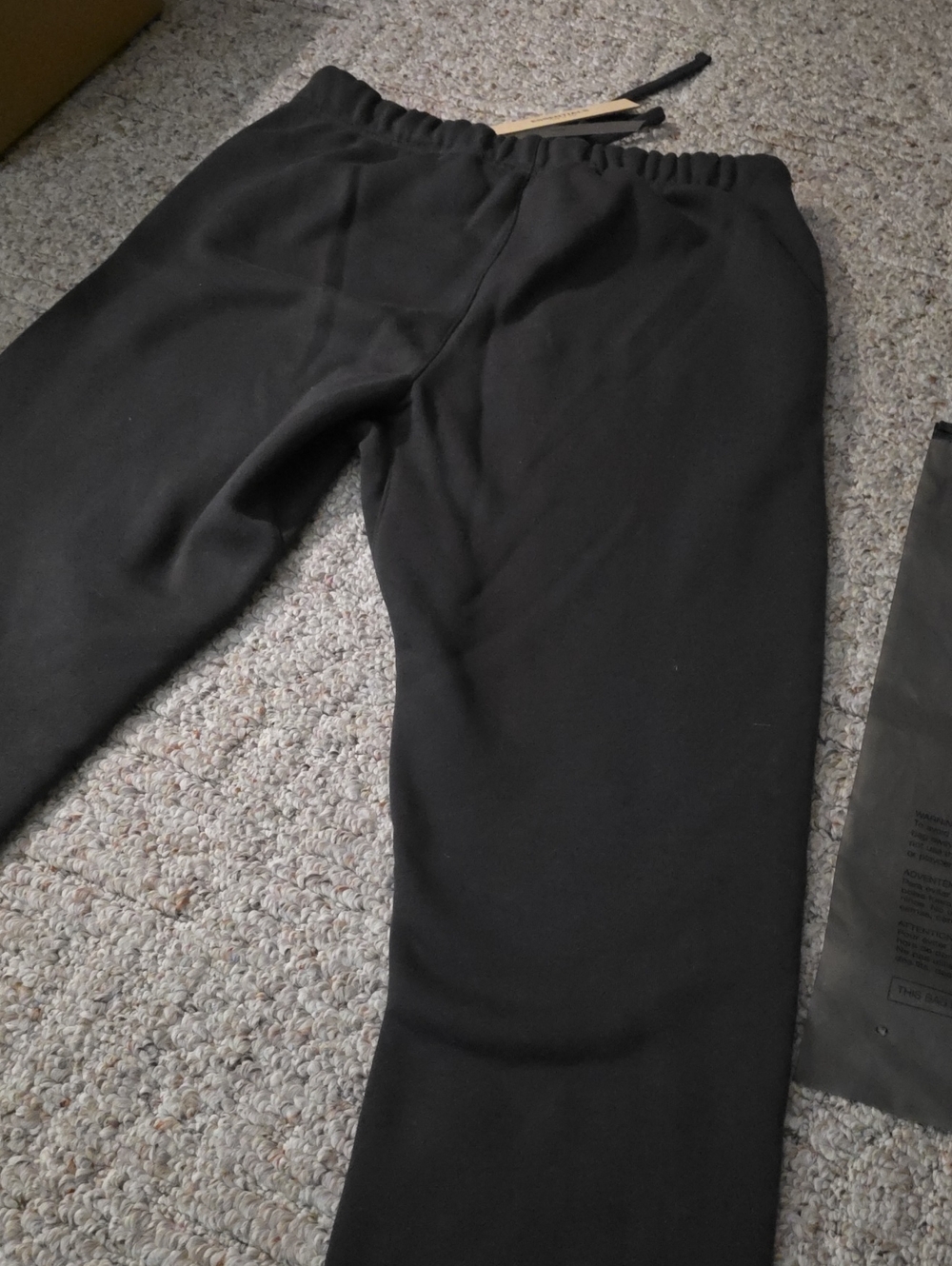 NIB Fear of God Black '1977' Men's Jogger Sweatpants - Picture 9 of 9